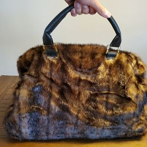 Dennis Basso Duffel with Shawl